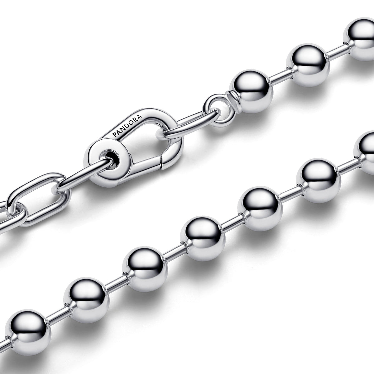 Pandora ME Metal Bead & Link Chain Necklace