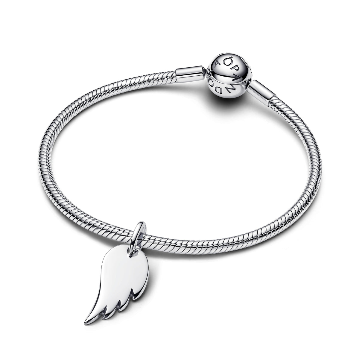 Engravable Angel Wing Tag Pendant